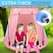 Serenelife Children's Tree Swing Tent - Indoor/Outdoor Hanging Rope Swing Hangout Kit Pink SLSWNG350PK - alternate 2